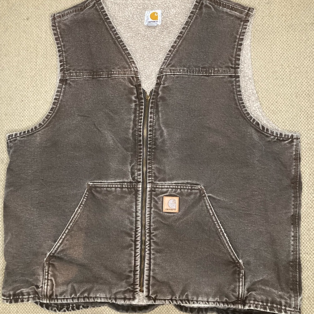 Carhartt Sherpa vintage vest 
xl tall